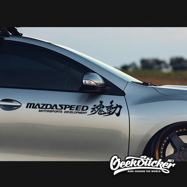 mazdaspeed side door decal sticker