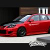 mazdaspeed side door decal sticker