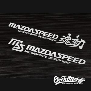 mazdaspeed side door decal sticker