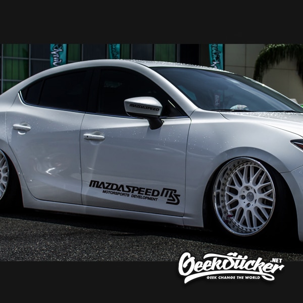 mazdaspeed side door decal sticker