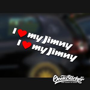 SUZUKI I Love My JIMNY Sticker