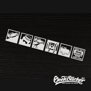 icon for jeep 4WD and land Rover sticker -6