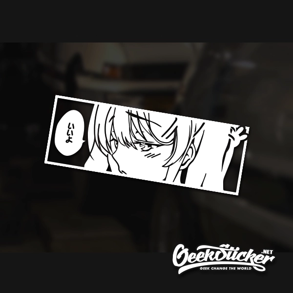 Bunny Girl Waifu Anime Car Stickers Decal