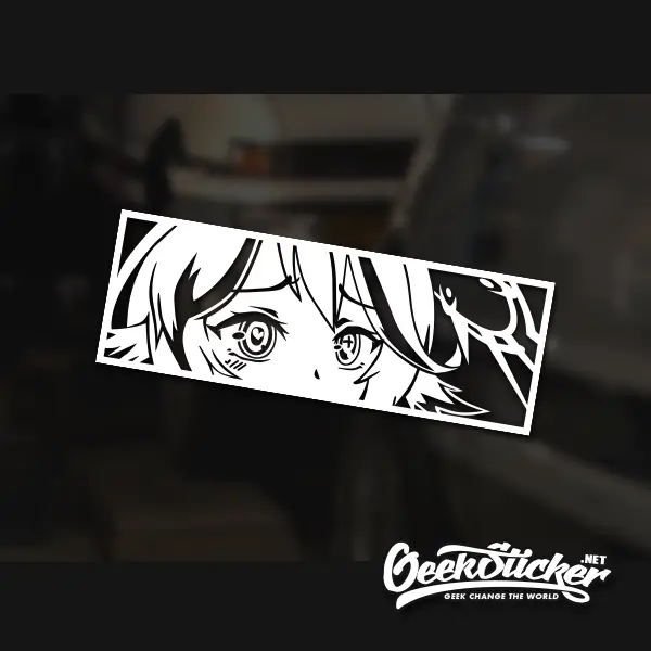 Jibril Waifu Anime Car Stickers Decal