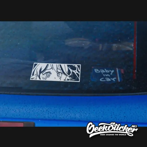 Jibril JDM Anime Car Stickers Decal