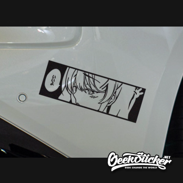 Bunny Girl Waifu Anime Car Stickers Decal