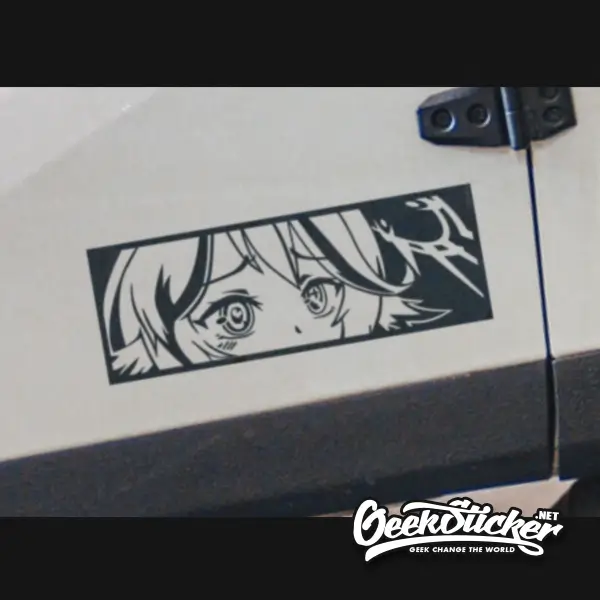 Jibril JDM Anime Car Stickers Decal