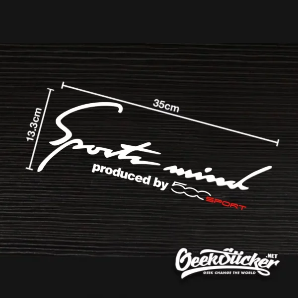 Fiat 500 Abarth Sports mind Light Brow Stickers