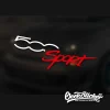 Abarth 500 Sport Stickers Decal