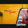 Abarth 500 Sport Stickers Decal