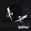 Abarth Lightning Scorpion Sticker Decal