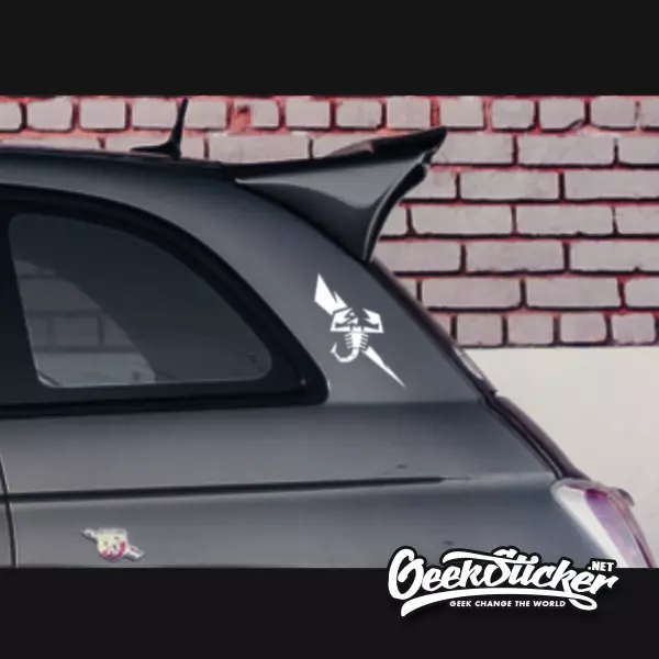 Abarth Lightning Scorpion Sticker Decal
