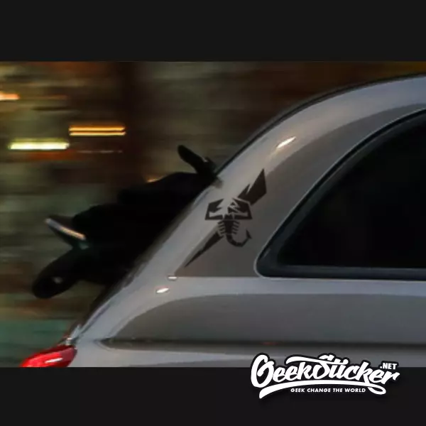 Abarth Lightning Scorpion Sticker Decal