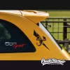 Abarth Lightning Scorpion Sticker Decal