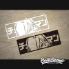 Chain saw man JDM anime car stickers decal