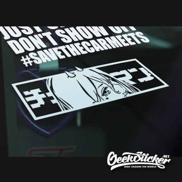 Chain saw man JDM anime car stickers decal