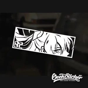 Eva 02 Asuka Langley JDM Anime car sticker - 1