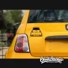 Fiat 500 Abarth Car silhouette Stickers