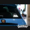 Fiat 500 Abarth Car silhouette Stickers