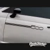 Fiat 500 Line Side Door Stickers