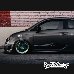 Fiat 500 Line Side Door Stickers