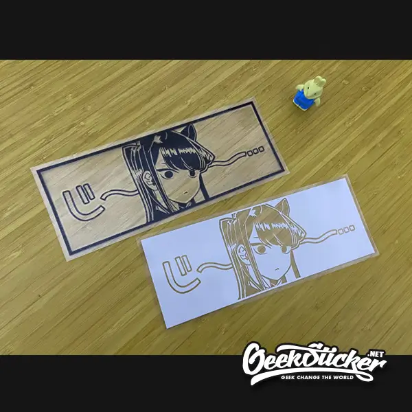 Komi-San JDM Anime Car Stickers Decal 2