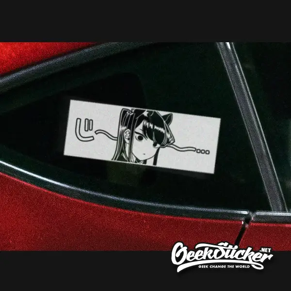 Komi-San JDM Anime Car Stickers Decal 6