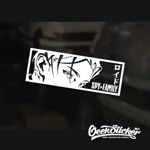 Loid Forger SpyxFamily JDM Anime Car Stickers Decal