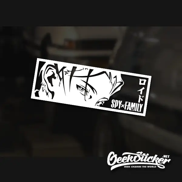 Loid Forger SpyxFamily JDM Anime Car Stickers Decal