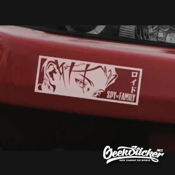 Loid Forger SpyxFamily JDM Anime Car Stickers Decal