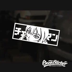Makima JDM waifu anime car stickers decal 1