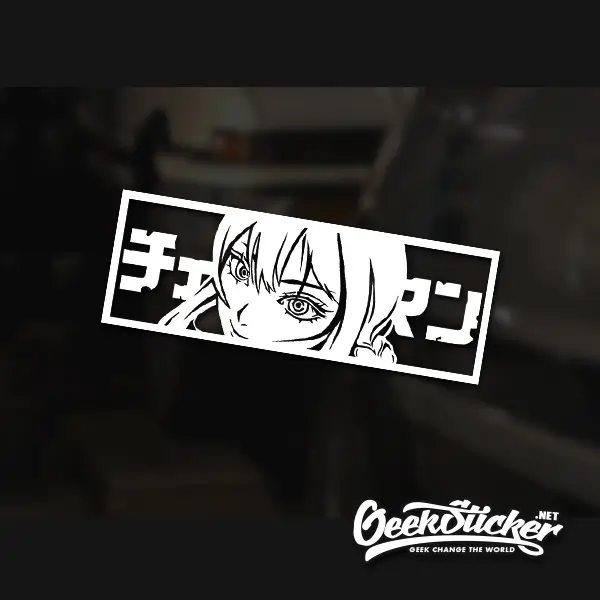 Makima JDM waifu anime car stickers decal 1