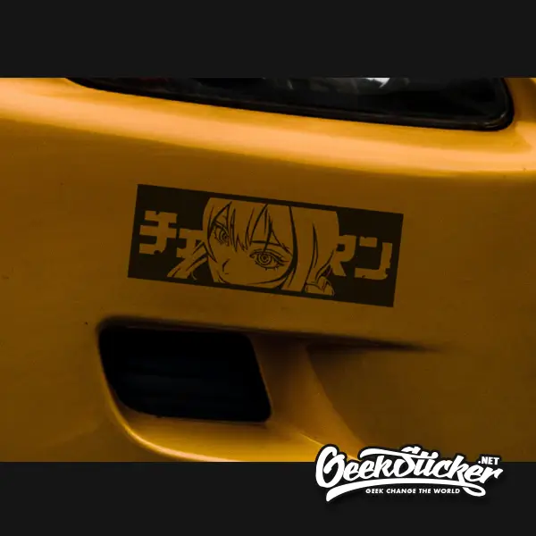 Makima JDM waifu anime car stickers decal 3