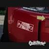 Makima JDM waifu anime car stickers decal 6
