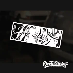 Misato Katsuragi JDM anime car stickers decal