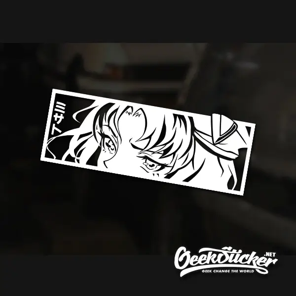 Misato Katsuragi JDM anime car stickers decal