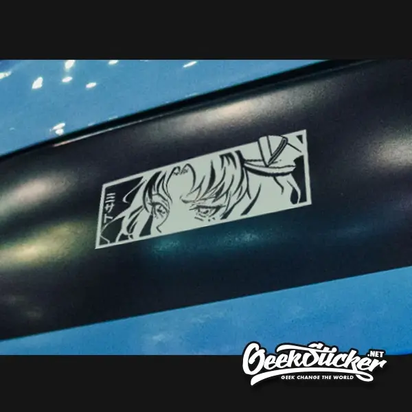 Misato Katsuragi JDM anime car stickers decal