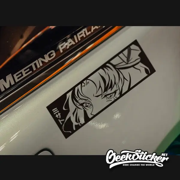 Misato Katsuragi JDM anime car stickers decal