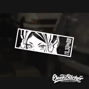 Rabbit Hero Mirko JDM Anime Car Stickers Decal 1