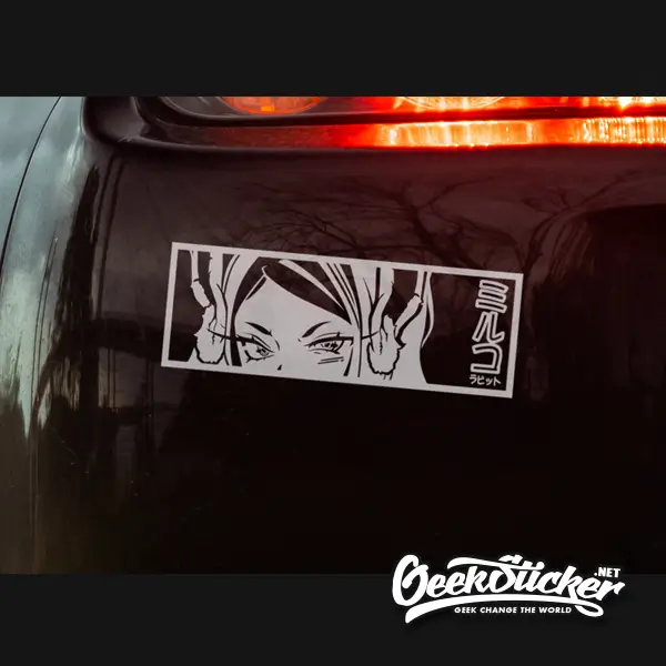 Rabbit Hero Mirko JDM Anime Car Stickers Decal 3