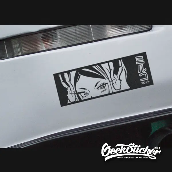 Rabbit Hero Mirko JDM Anime Car Stickers Decal 5