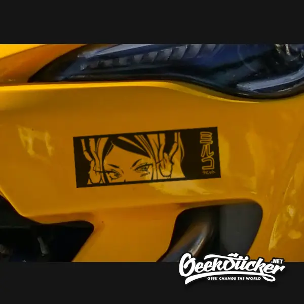 Rabbit Hero Mirko JDM Anime Car Stickers Decal 6